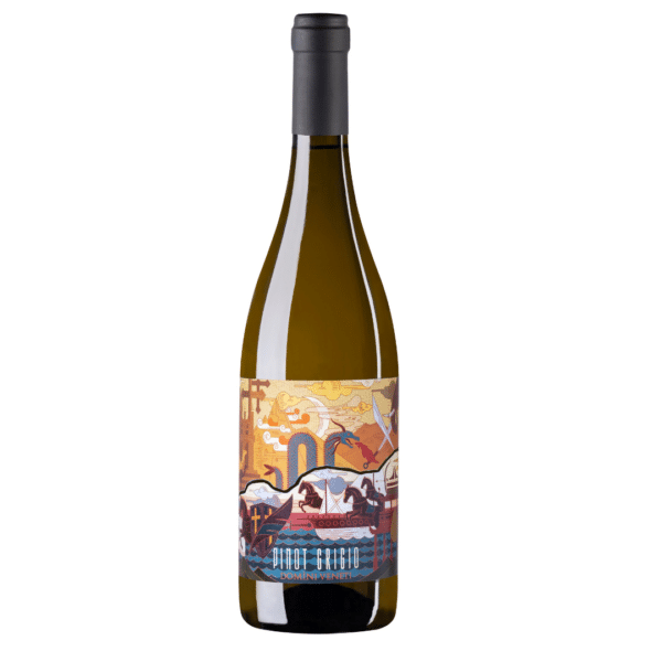 Etichetta Pinot Grigio delle Venezie Doc Marco Polo Domini Veneti